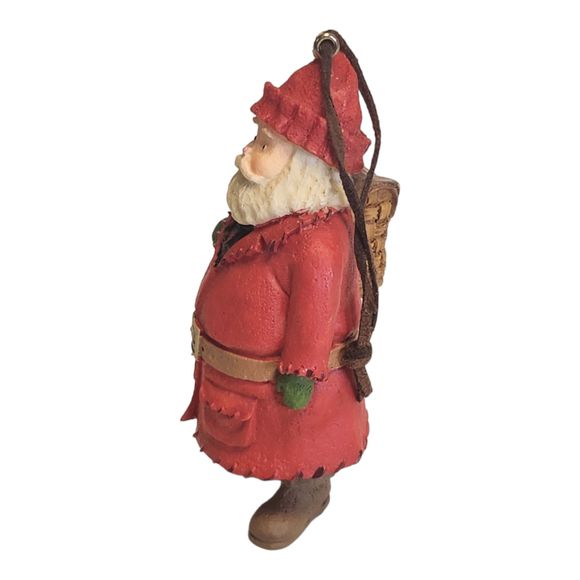 Kris Kringle Hallmark Keepsake Ornament 2003 by Sharon Visker Santa with Pack - Picture 4 of 15